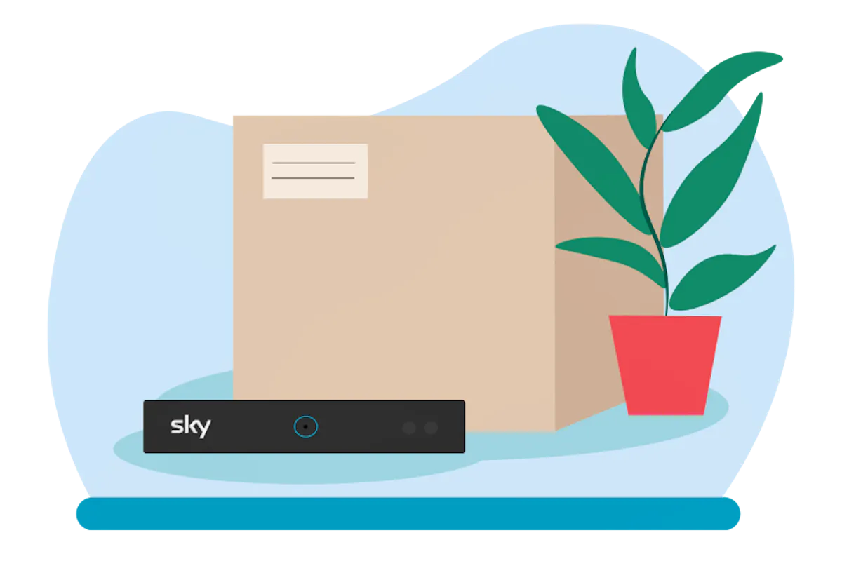 When I move do I take my Sky box with me?