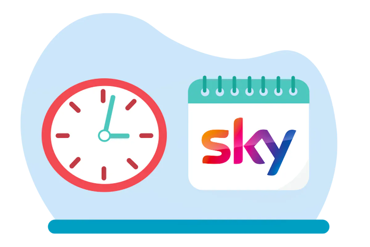 How long does it take to move Sky to my new house?