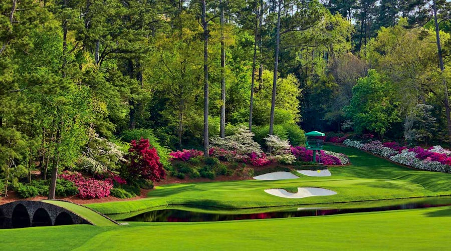 One of the most iconic holes at Augusta National Golf Club.