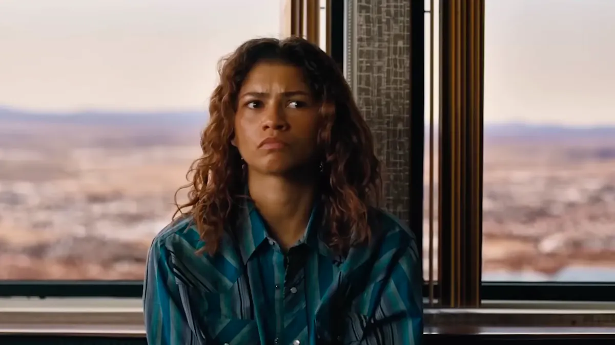 Zendaya as Rue in Euphoria (HBO)