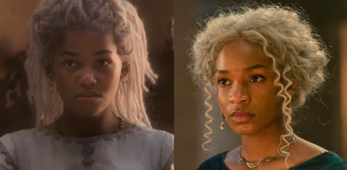 Shani Smethurst as young Baela and Bethany Antonia as adult Baela