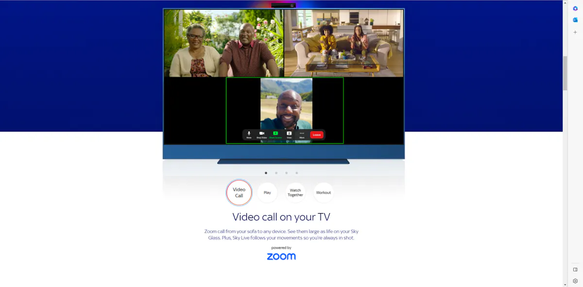 Sky Live video-calling