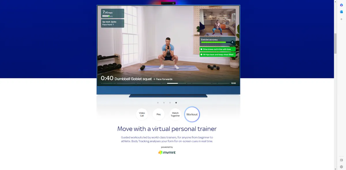 Sky Live home fitness