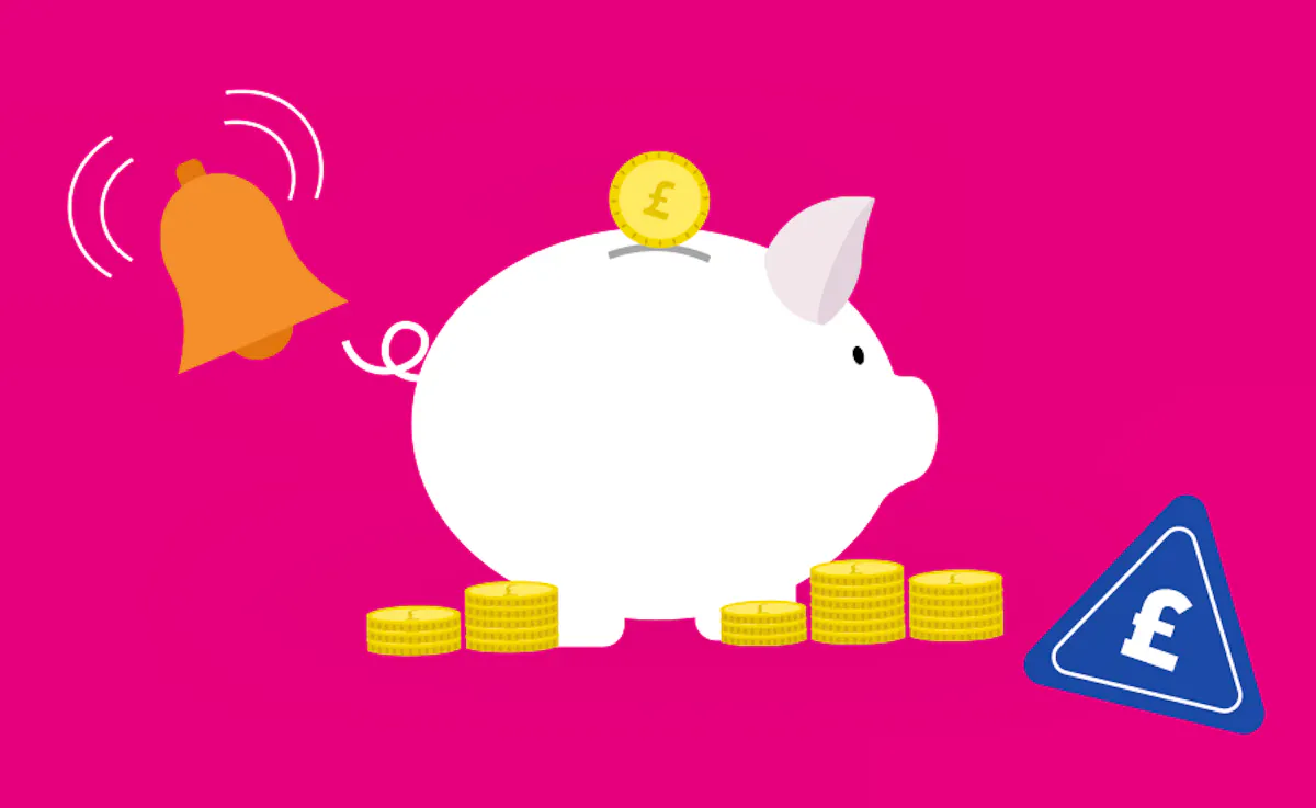 Piggy bank illustration