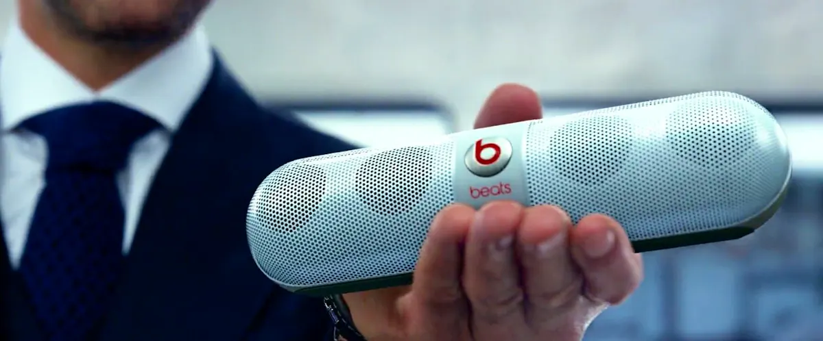 A close-up of a Beats Pill